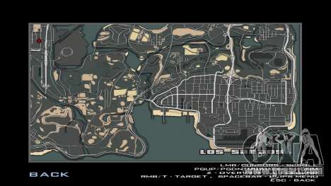 New map and radar textures for GTA San Andreas