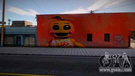 Toy Chica Mural for GTA San Andreas