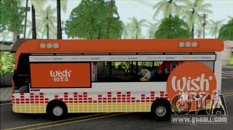 MAN 107.5 Wish Radio Bus for GTA San Andreas