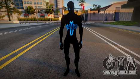 Spiderman Web Of Shadows - Black Blue Suit for GTA San Andreas