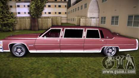 Cadillac Fleetwood Brougham 1985 Limousine for GTA Vice City