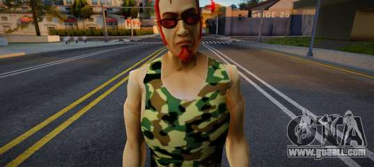 Postal Dude in camouflage T-shirt 1
