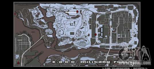 Gray map and radar
