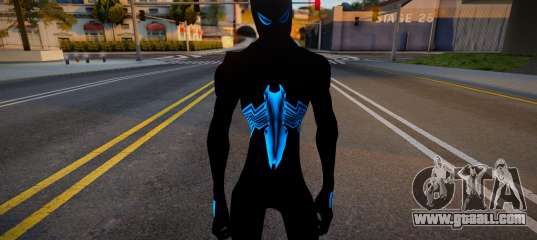 Spiderman Web Of Shadows - Black Blue Suit