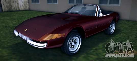 1971 Ferrari 365 GTS 4 Daytona for GTA Vice City