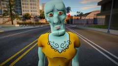 Handsome Squidward (SpongeBob Squarepants) for GTA San Andreas