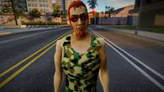 Postal Dude in camouflage T-shirt 1 for GTA San Andreas
