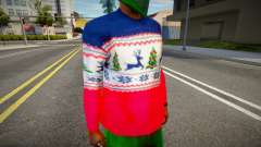 New Year's sweater with deer for GTA San Andreas