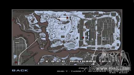 Gray map and radar for GTA San Andreas