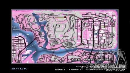 Pink map for GTA San Andreas