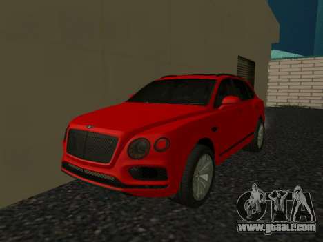 Bentley Bentayga 2018 for GTA San Andreas