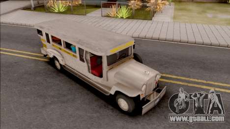Jeepney Philippine Taxi for GTA San Andreas
