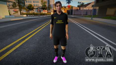 Messi Barcelona Away KIT 2012 for GTA San Andreas