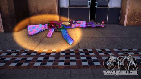 AK-47 Skin Rusty Rainbow