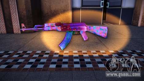 AK-47 Skin Rusty Rainbow for GTA Vice City