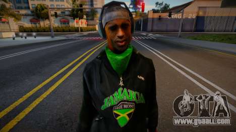 Jamaican look Sweet HD for GTA San Andreas