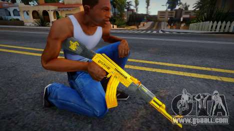 Gold AK-47 [CrossFire] for GTA San Andreas