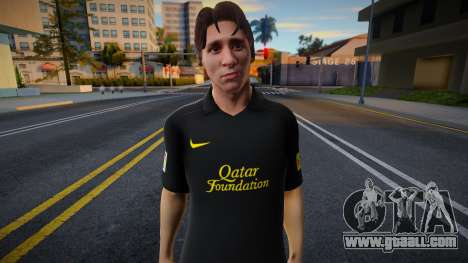 Messi Barcelona Away KIT 2012 for GTA San Andreas