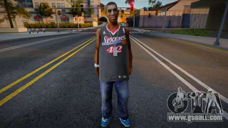 76ers jersey guy HD for GTA San Andreas