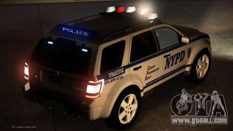 Ford Escape NYPD (ELS) for GTA 4