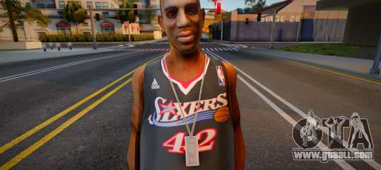 76ers jersey guy HD for GTA San Andreas