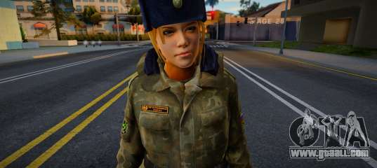 Girl in winter uniform