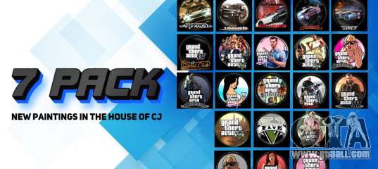 New paintings in the house of Cj (NFS &amp; GTA)