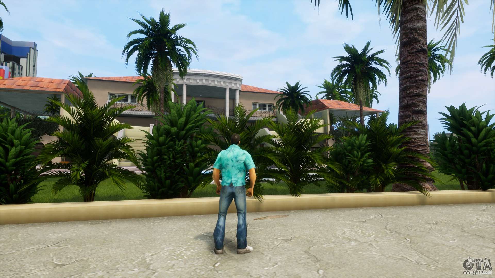 Classic Tommy model with HD textures for GTA Vice City Definitive Edition