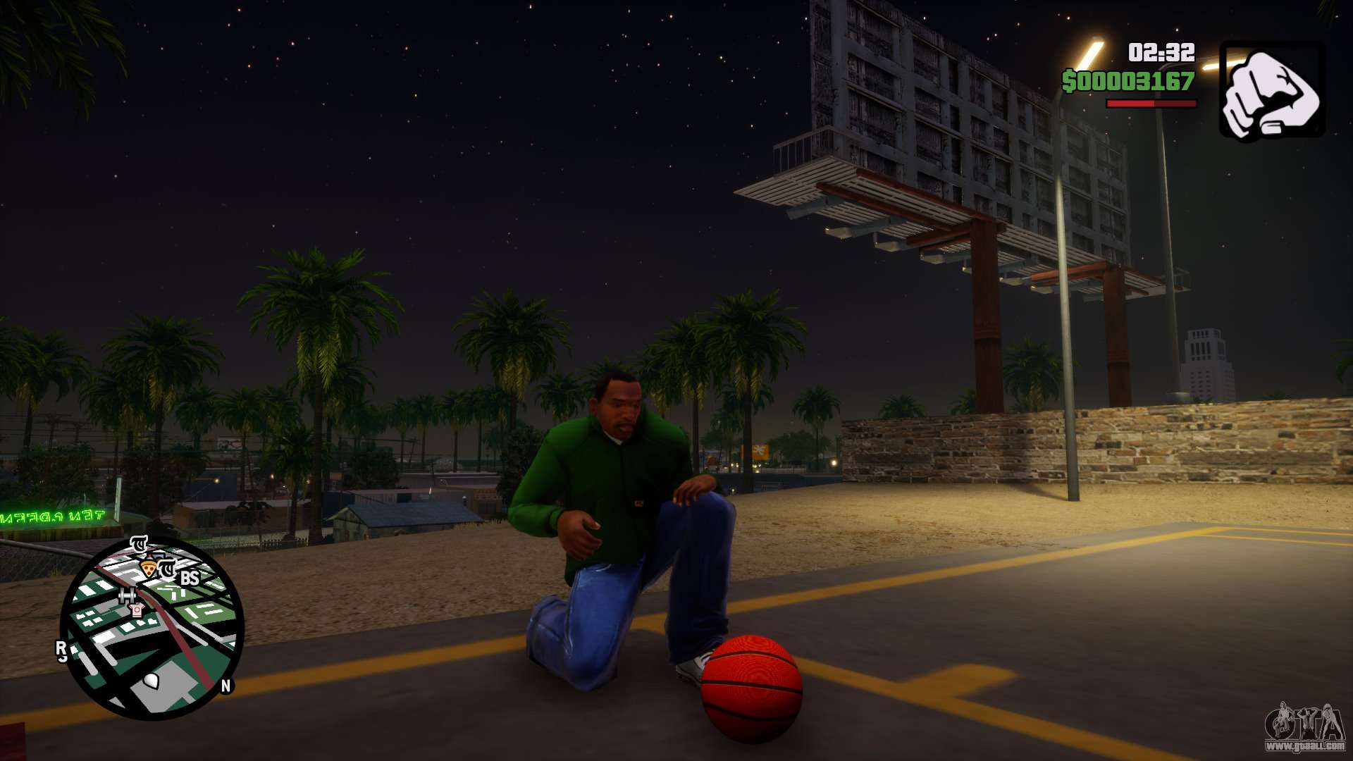How to play Basketball in GTA: San Andreas Definitive Edition? (Hoopin' it  Up achievement)