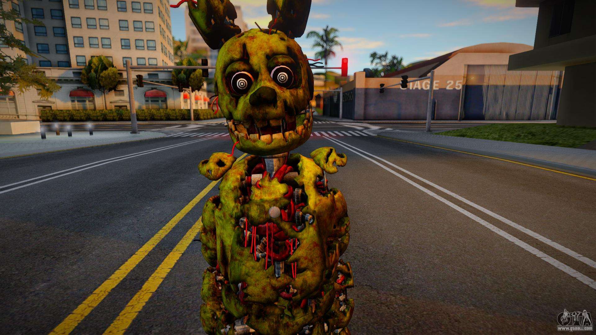 GTA San Andreas Five Nights at Freddy's 1 Skin Pack Mod