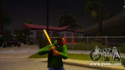 Bloody Wooden Bat for GTA San Andreas Definitive Edition