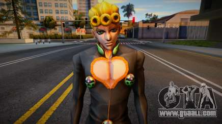 Giorno Giovanna from JJBA Diamond Records 3 for GTA San Andreas