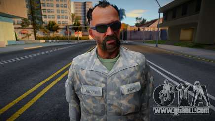 GTA V Trevor Soldier glasses Skin for GTA San Andreas