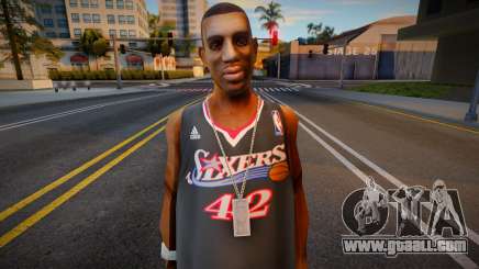 76ers jersey guy HD for GTA San Andreas