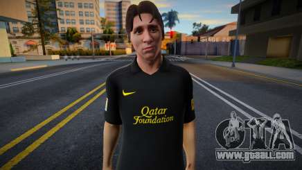 Messi Barcelona Away KIT 2012 for GTA San Andreas