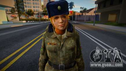 Girl in winter uniform for GTA San Andreas