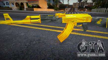 Gold AK-47 [CrossFire] for GTA San Andreas