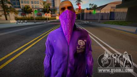 Ballas guy with cornrows HD for GTA San Andreas