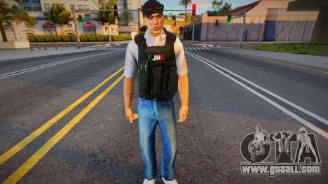 A man in a bulletproof vest for GTA San Andreas