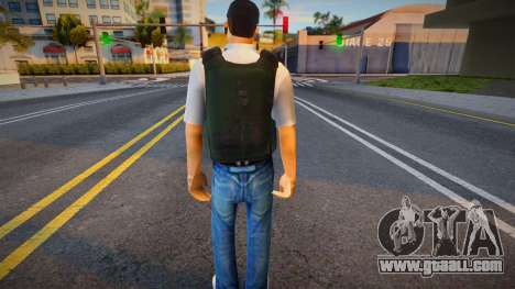 A man in a bulletproof vest for GTA San Andreas