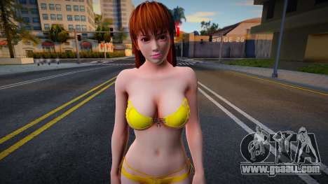 Kasumi yellow swimsuit for GTA San Andreas