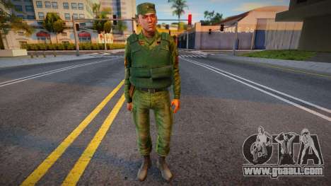 Military man in body armor for GTA San Andreas