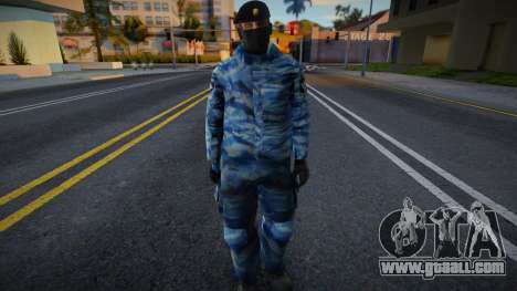 Riot policeman in beret for GTA San Andreas