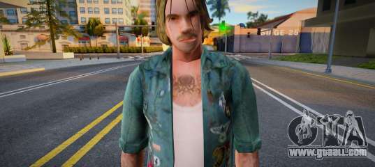 Fashionable biker