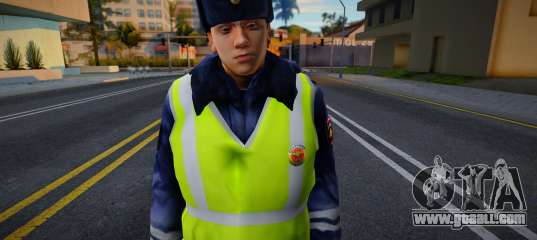 DPS Officer (Green) for GTA San Andreas