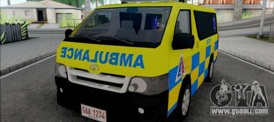 Toyota Hiace Quezon City Ambulance