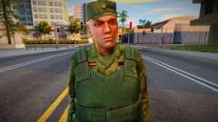 Military man in body armor for GTA San Andreas