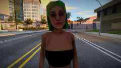 Girl with bright hair for GTA San Andreas