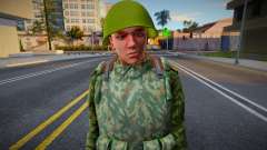 Military man in a helmet for GTA San Andreas
