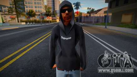 Fashionable skin homeless for GTA San Andreas